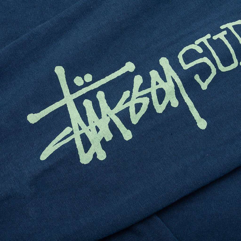 Superior Quality Pig. Dyed Ls - Navy - Image 3