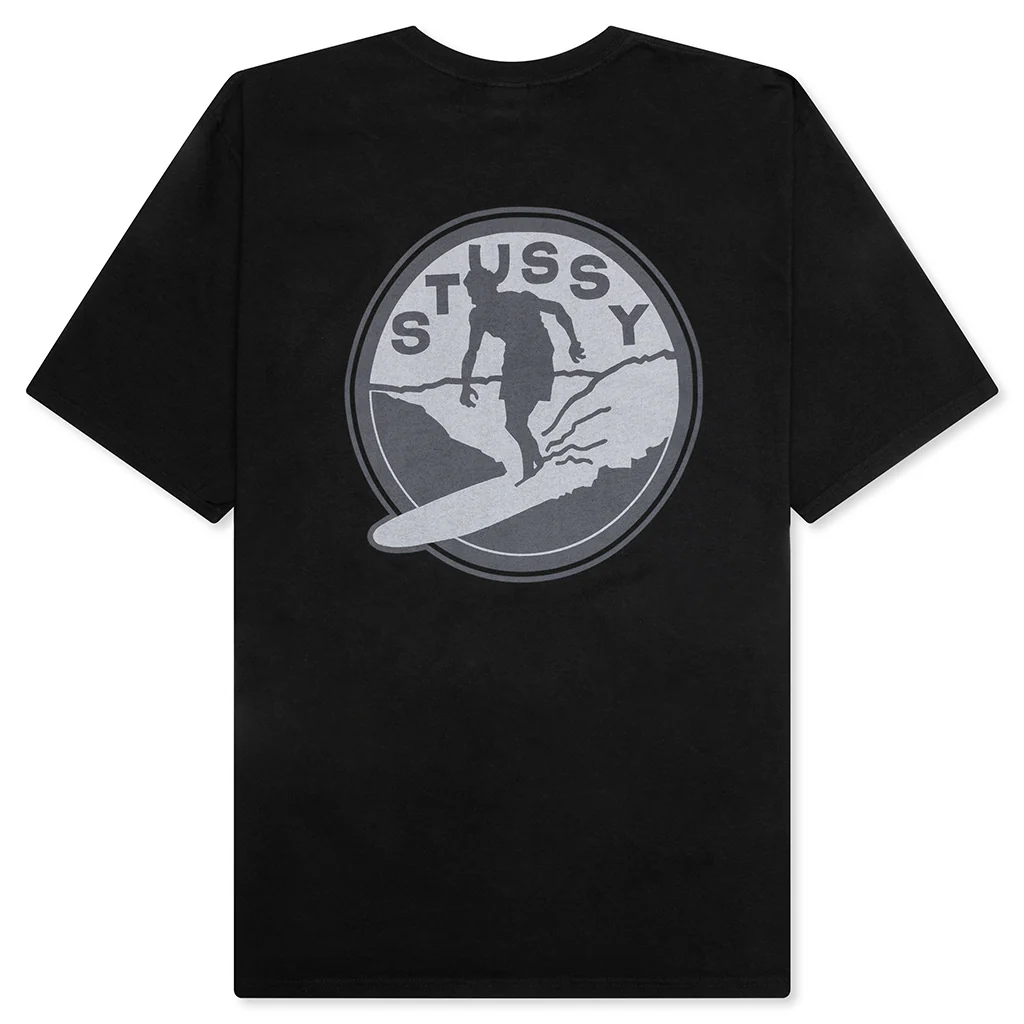 Surf Club Pigment Dyed Tee - Black - Image 2