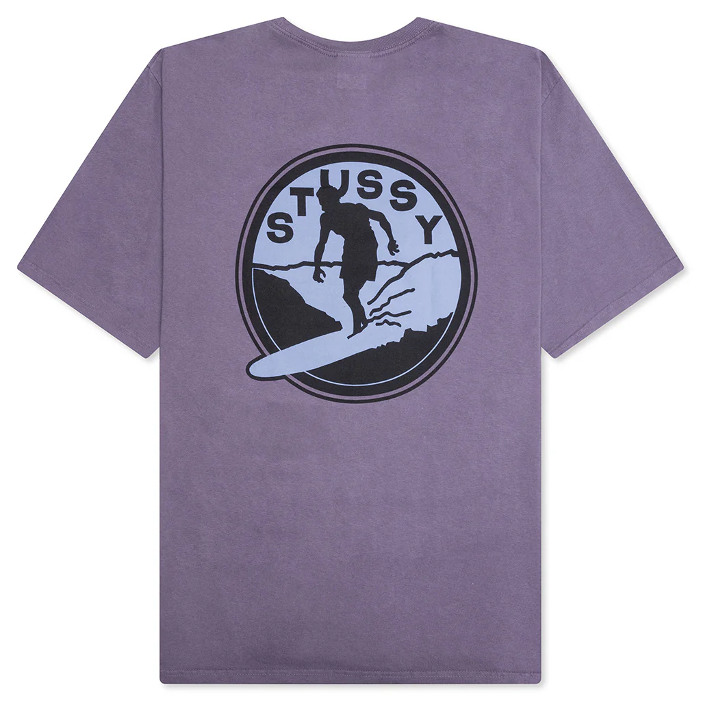 Surf Club Pigment Dyed Tee - Grape - Image 2