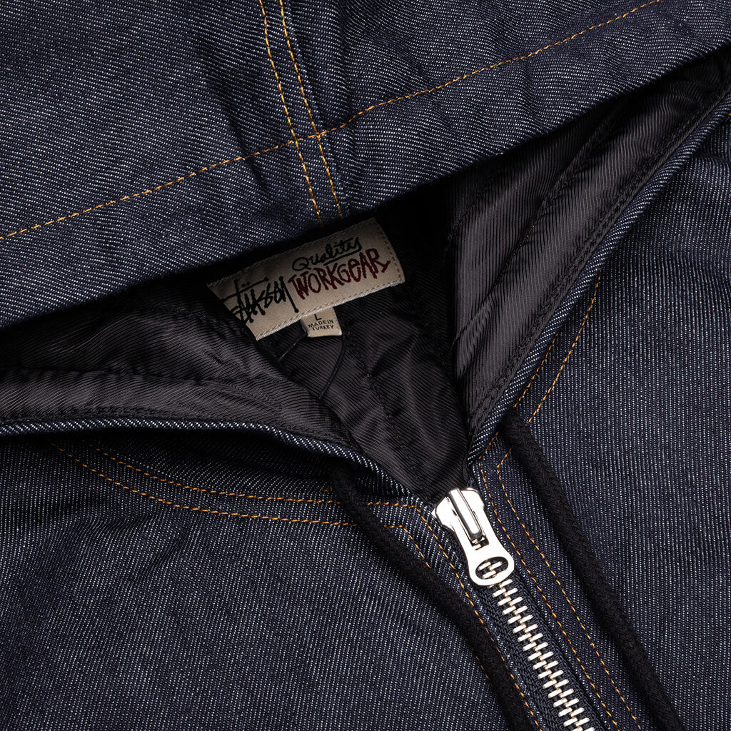 Work Denim Jacket - Raw Indigo - Image 3