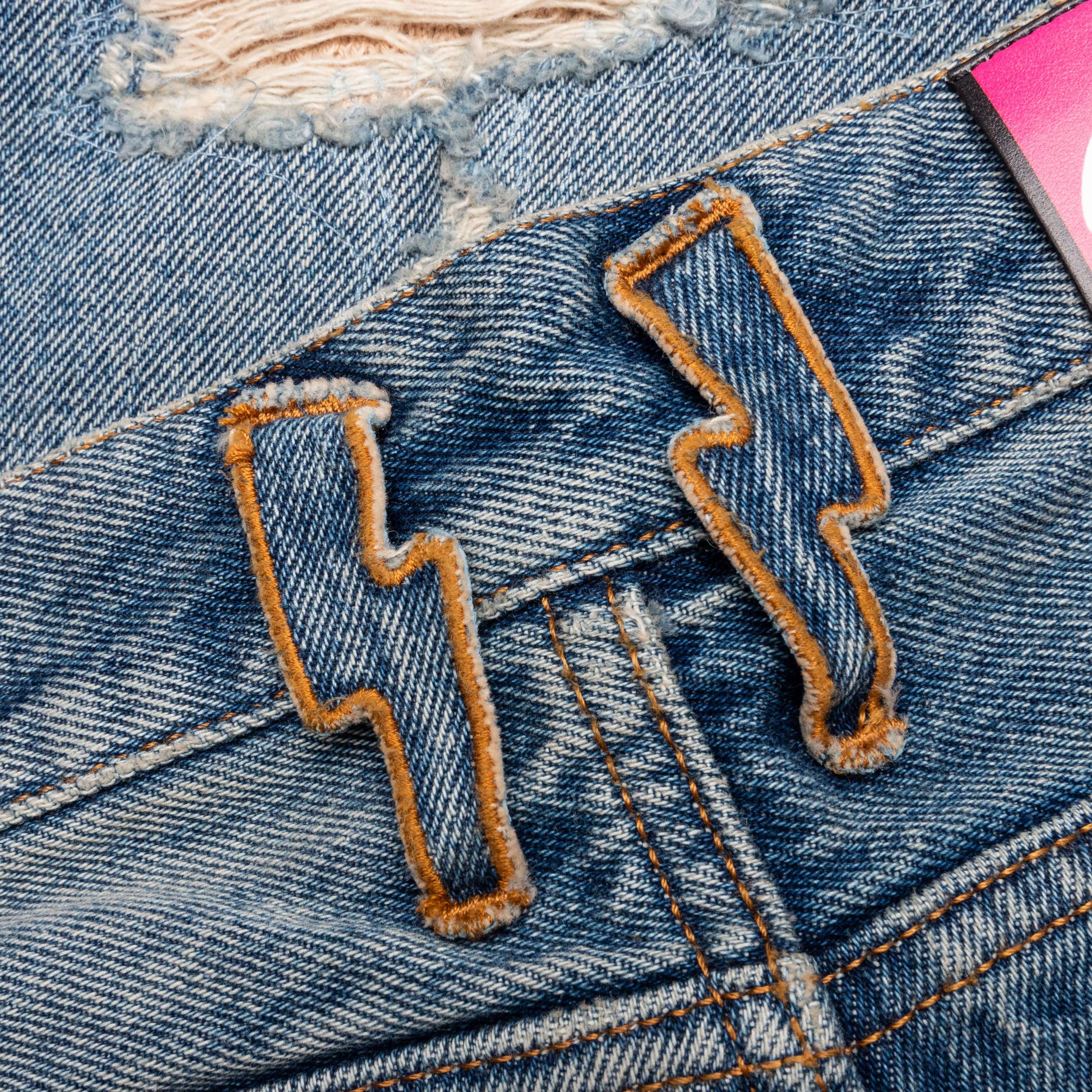 Super Distressed Denim - Blue Wash - Image 4