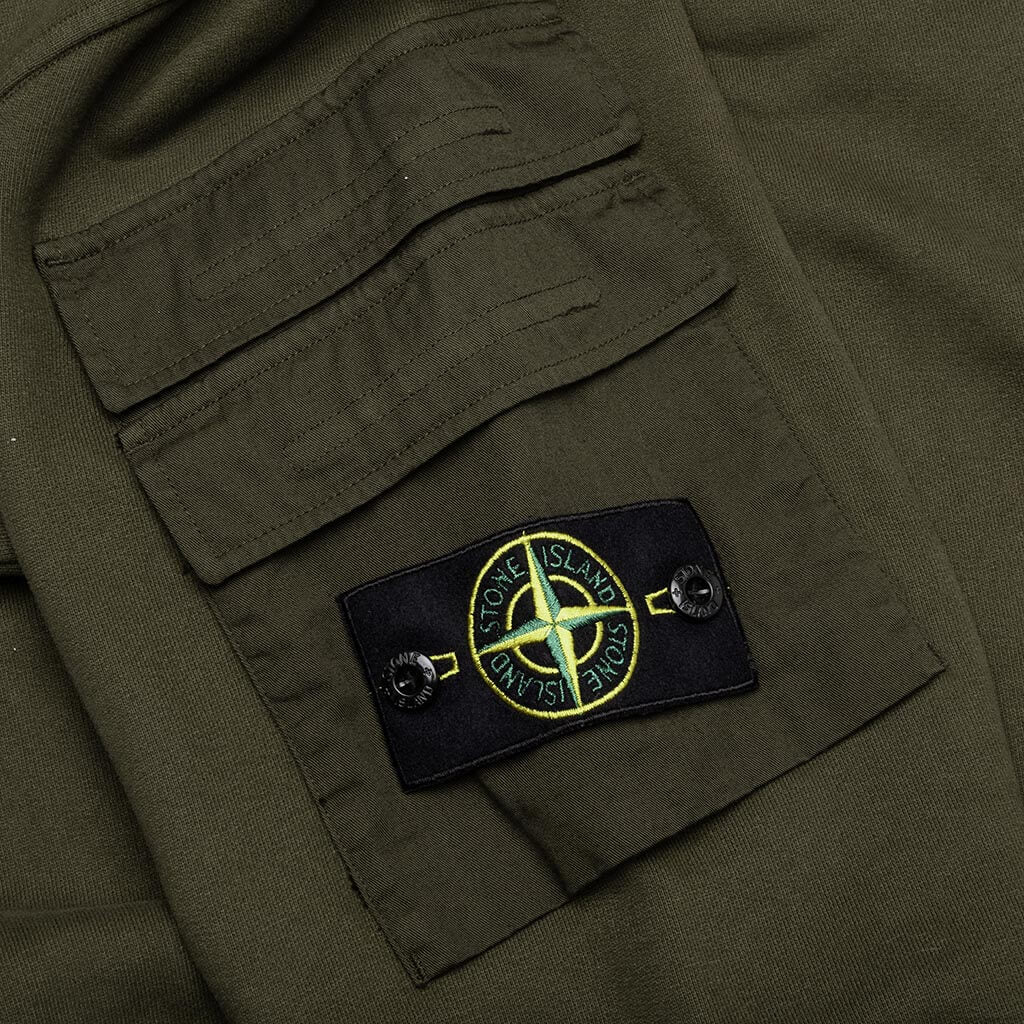 Pocket Sweatshirt - Olive - Image 3