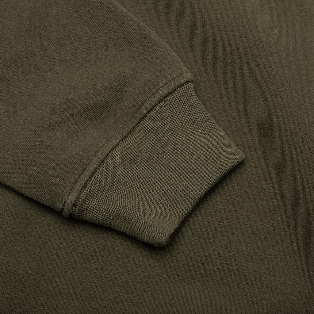 Brushed Sweatshirt - Olive - Image 4