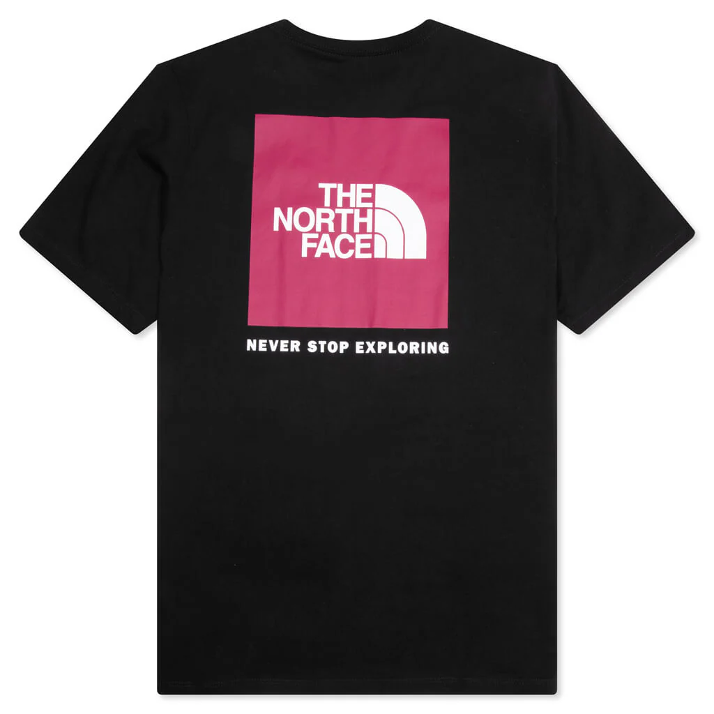 Box Never Stop Exploring S/S Tee - Black/Pink - Image 2