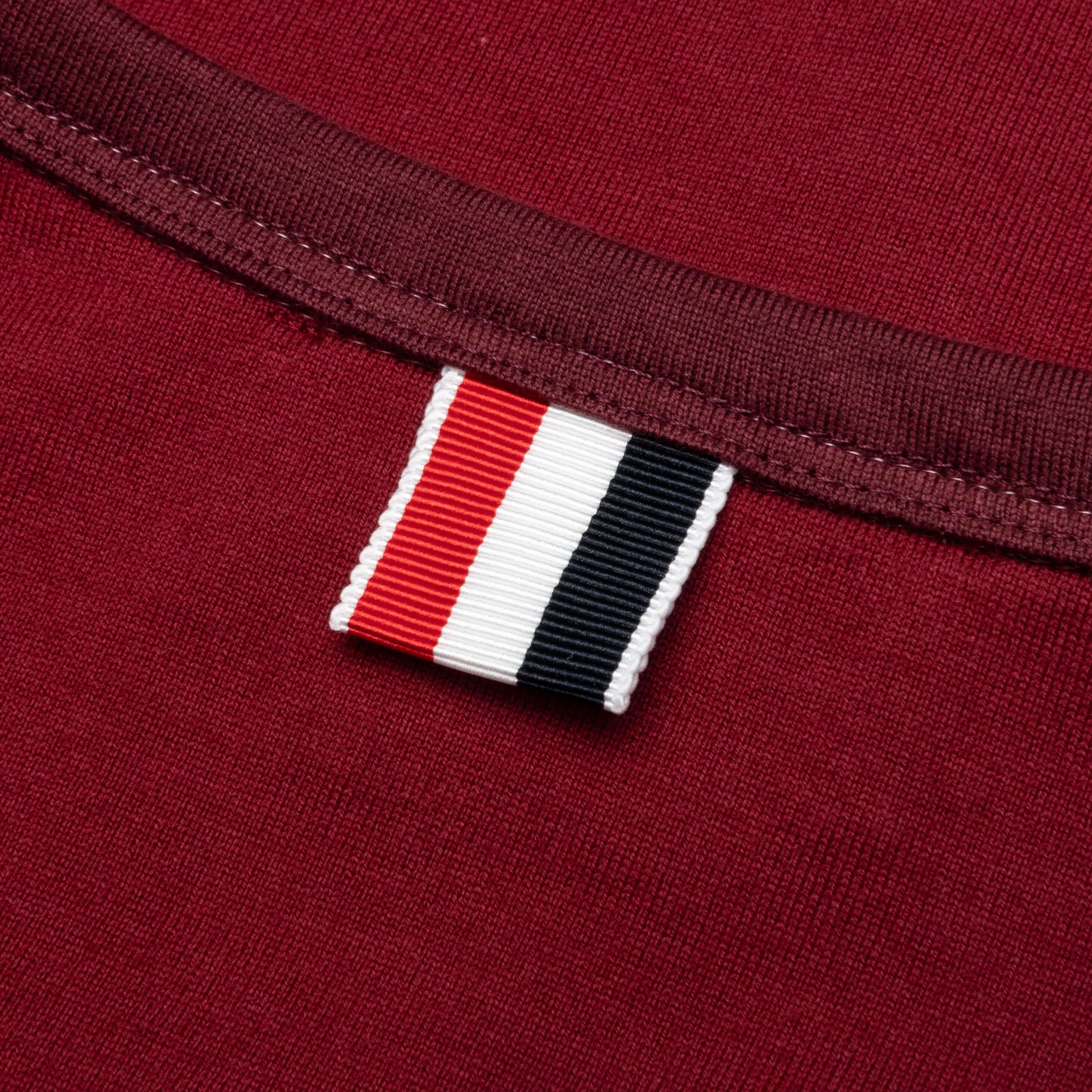 S/S Ringer Tee - Dark Red - Image 4