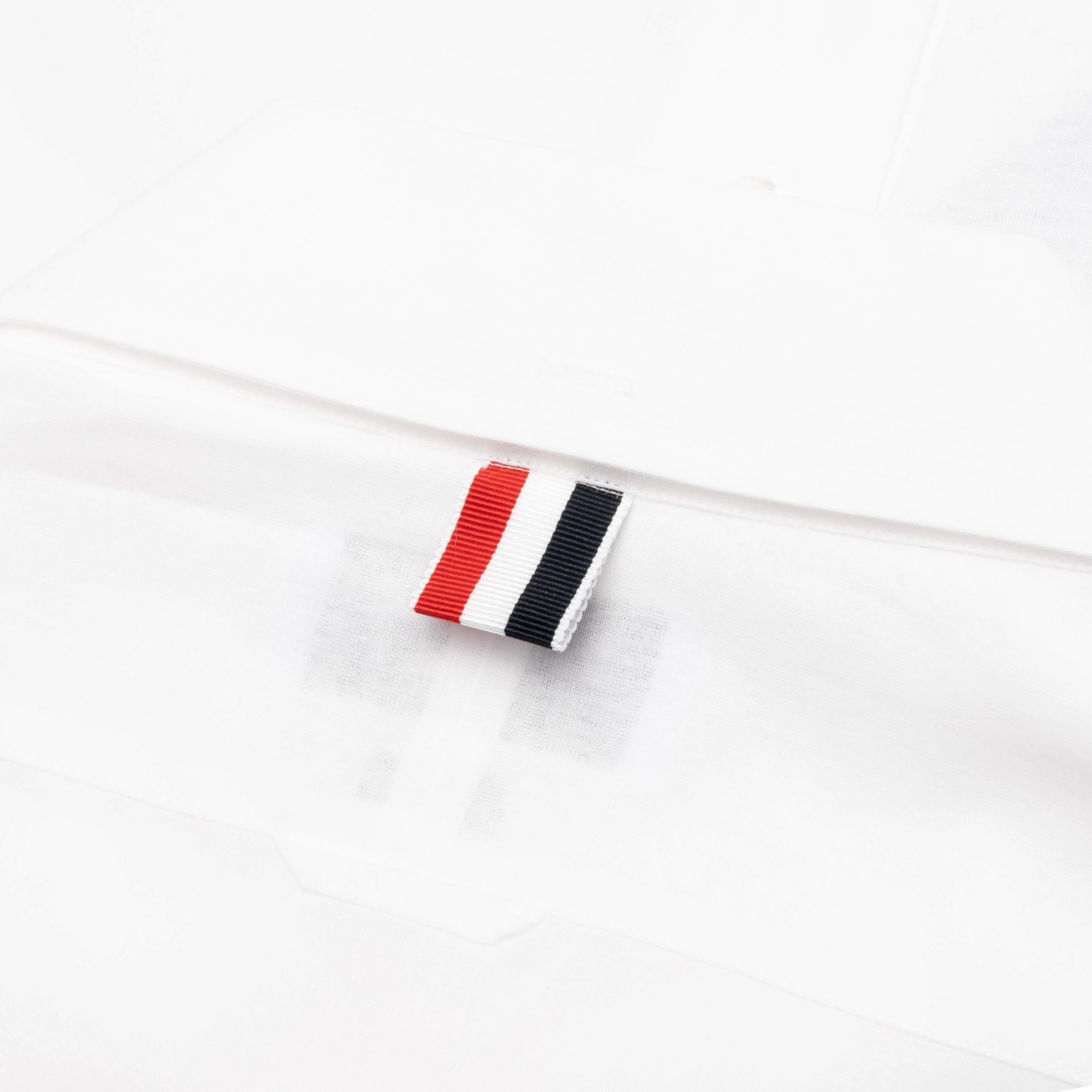 Straight Fit 4Bar Button Down S/S Shirt - White - Image 5