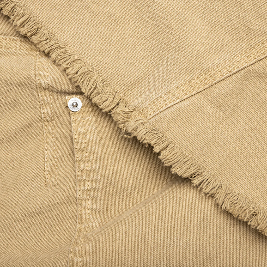Twisted Workwear Shorts - Beige - Image 5