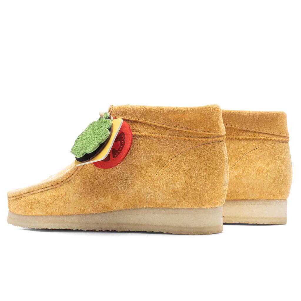Vandy The Pink x Clarks Embroidery Wallabee Boot - Tan - Image 3
