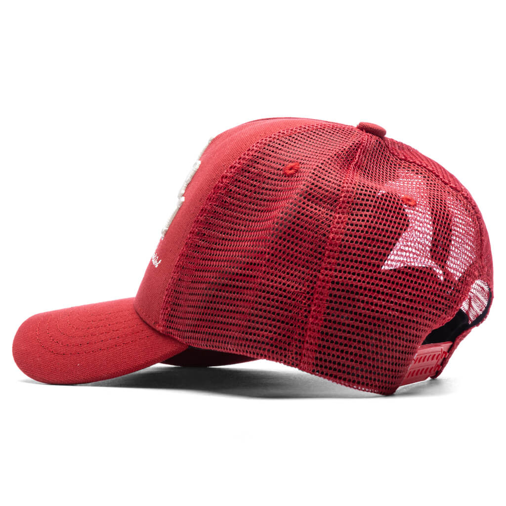 Varsity Trucker Hat - Red - Image 4