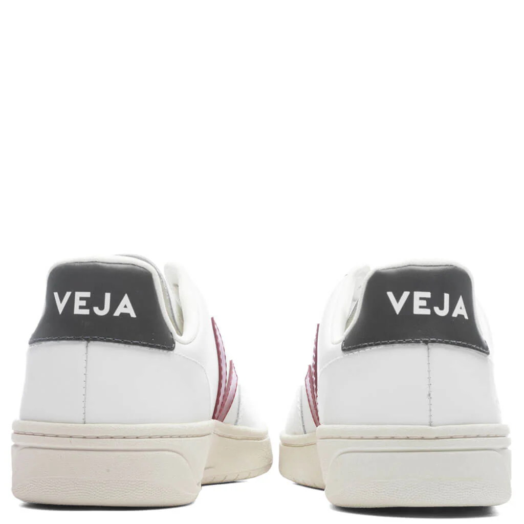 V-12 Leather - Extra White/Marsala - Image 4