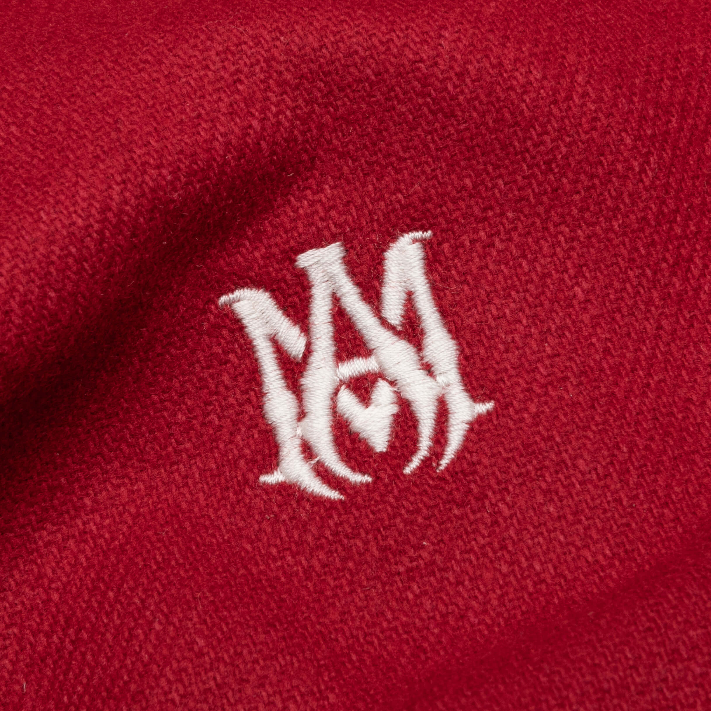 Vintage Patch Varsity Bomber Jacket - Red - Image 6