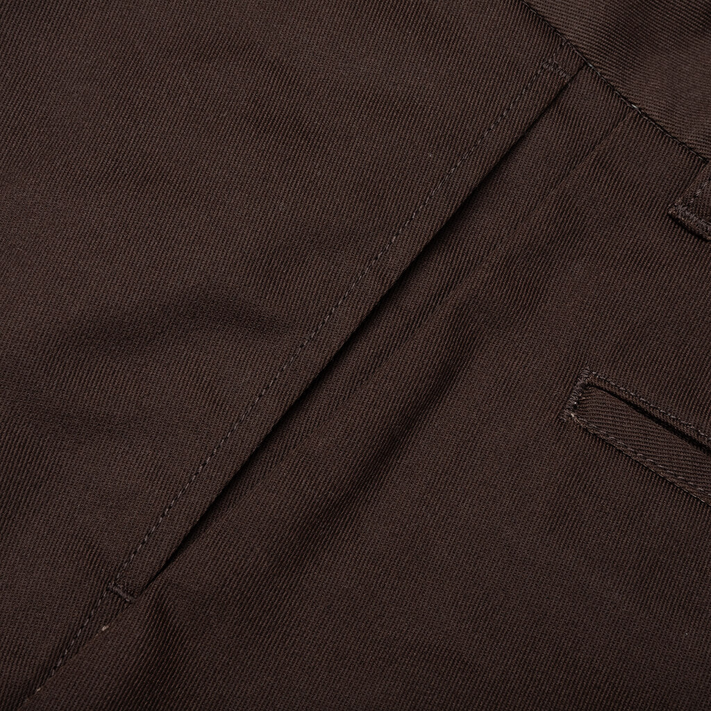 Dickies Pleated Trousers - Brown - Image 4