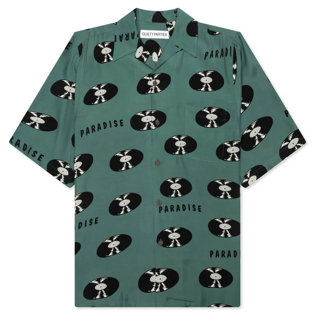 Hawaiian S/S Shirt Type-4 - Green