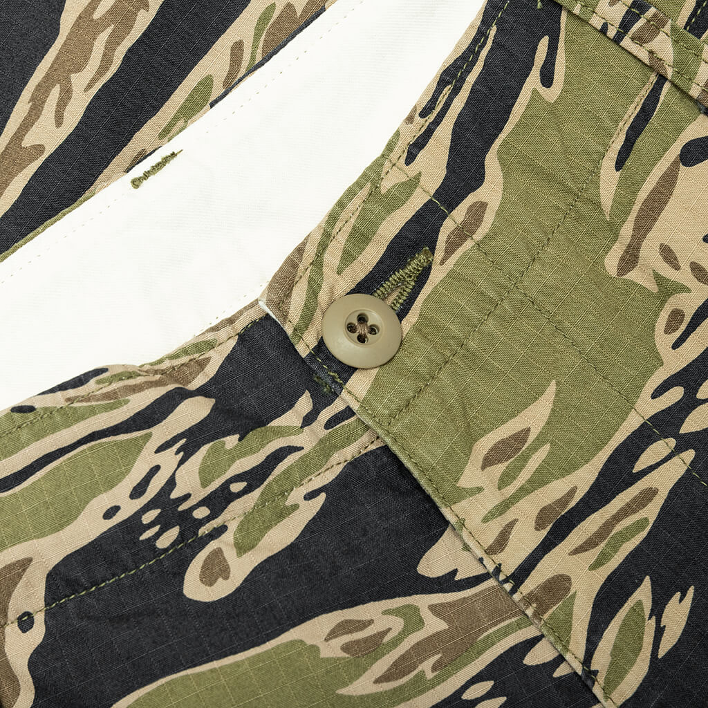 Tiger Camo 6 Pocket Trousers - Olive - Image 3