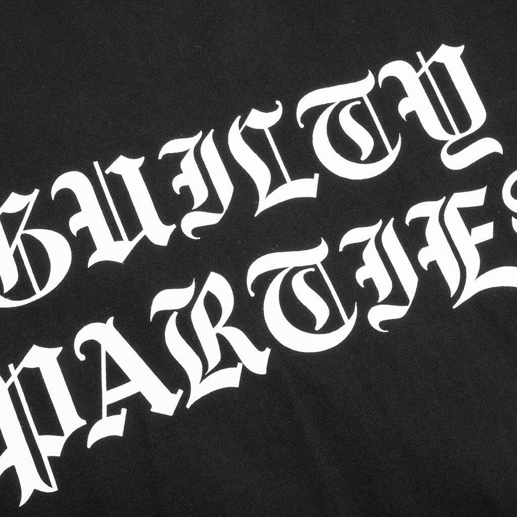 Washed Heavy Weight Crewneck T-Shirt - Black - Image 3