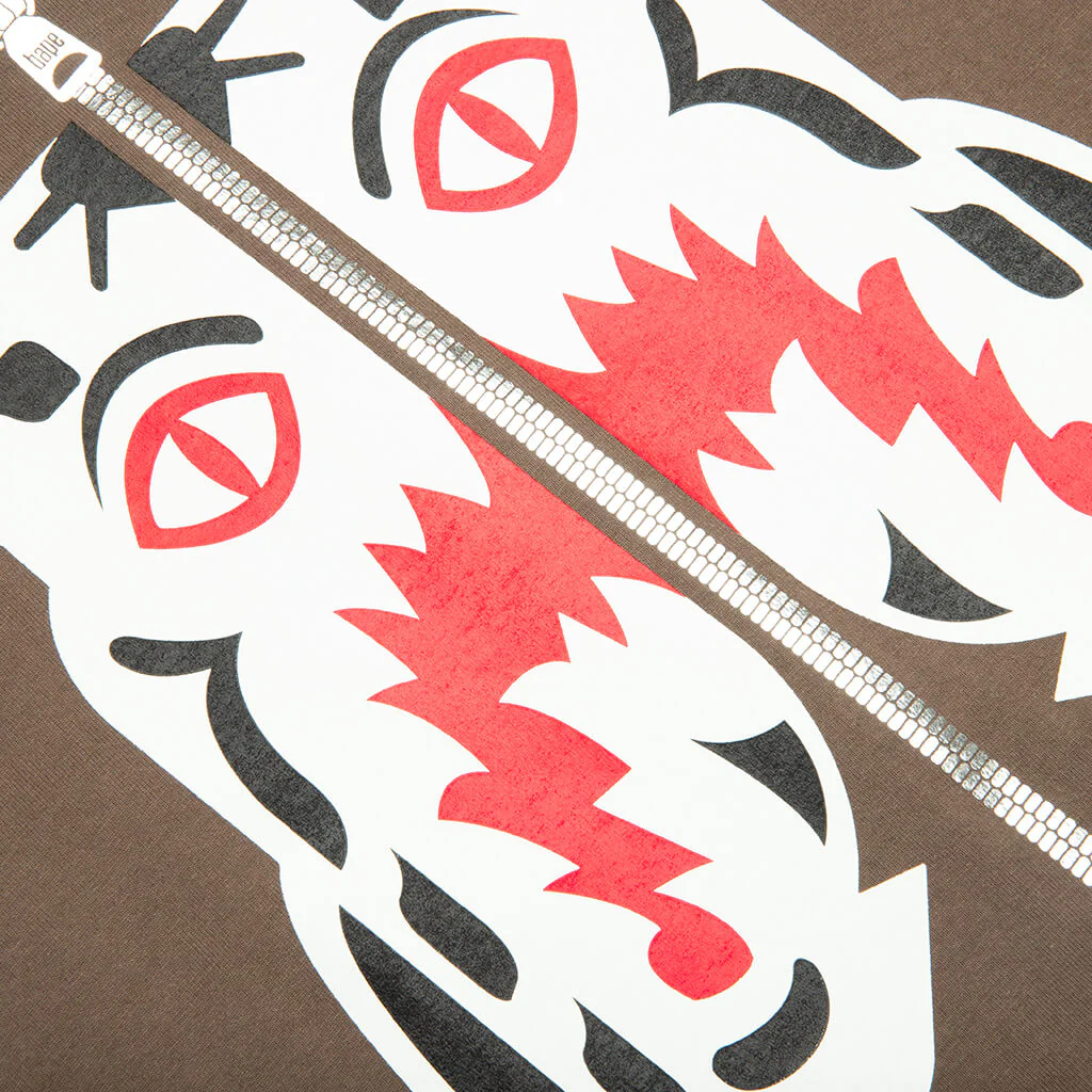 White Tiger Tee - Brown - Image 3