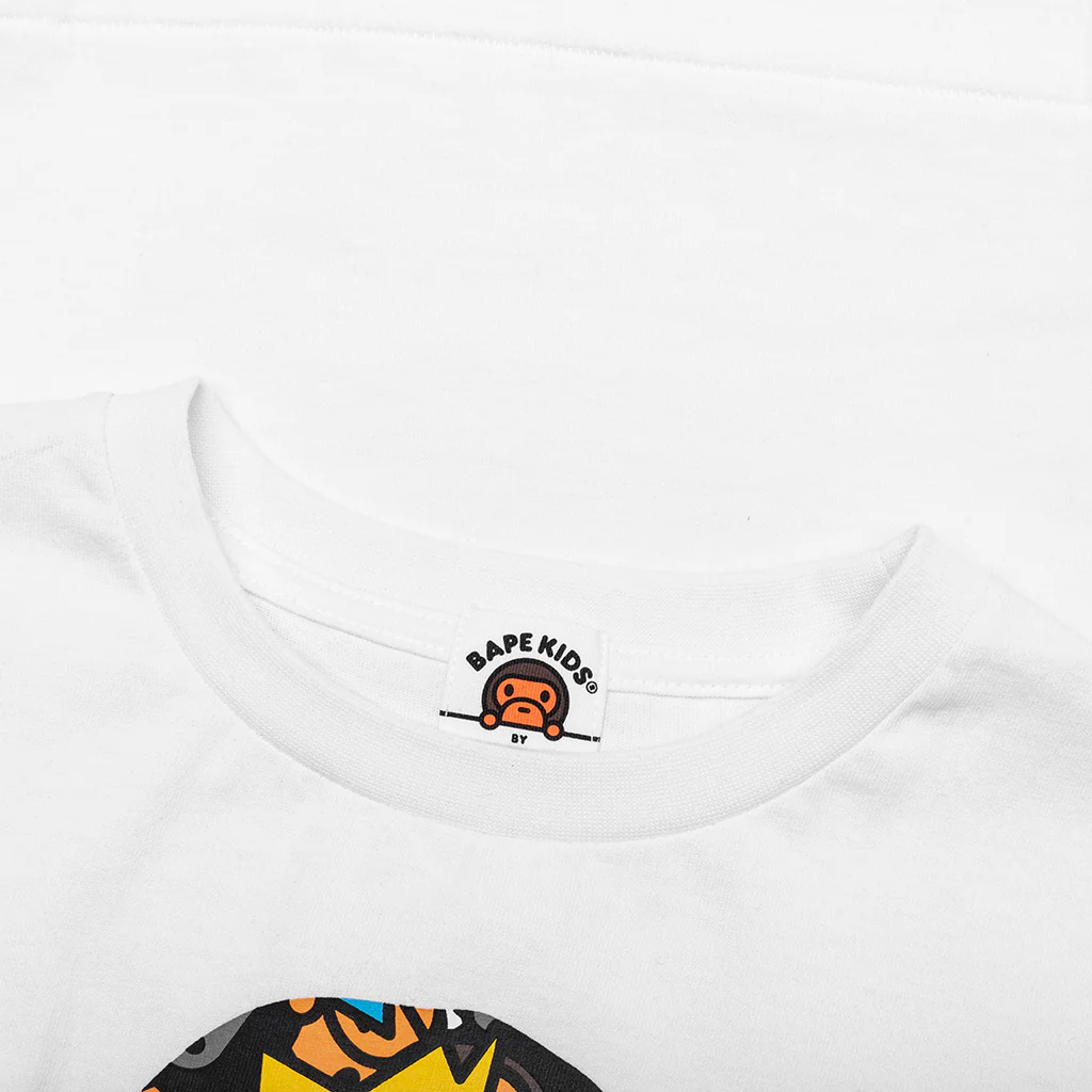 Kid's All Baby Milo Sta By Bathing Ape Tee - White - Image 3