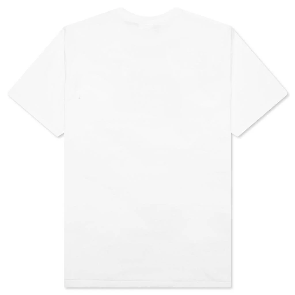 Hand Draw Pattern Tee - White - Image 2