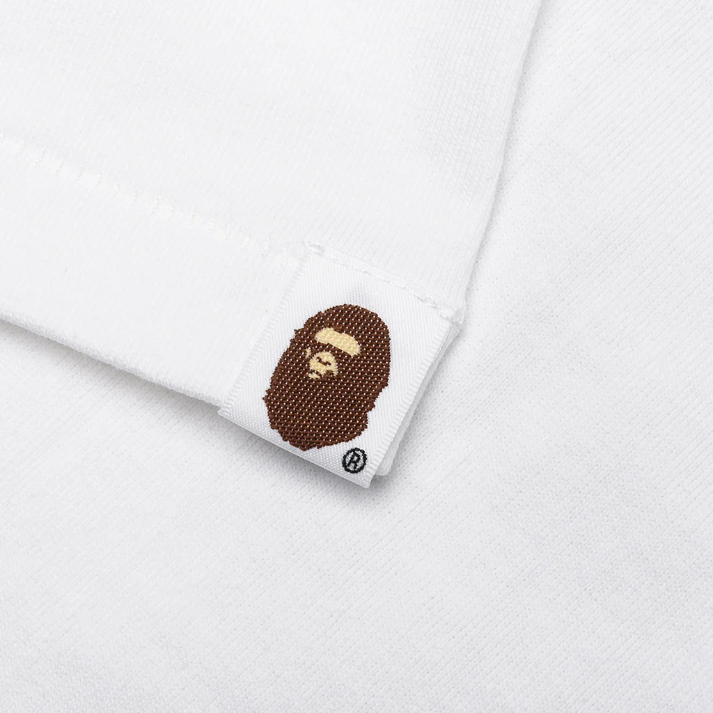 ABC Camo Big Ape Head Tee - White/Green - Image 4