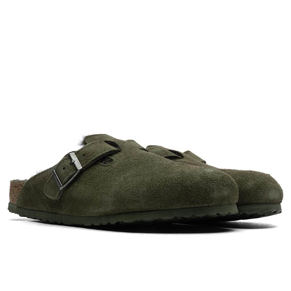 Wide Boston Suede - Thyme - Image 2