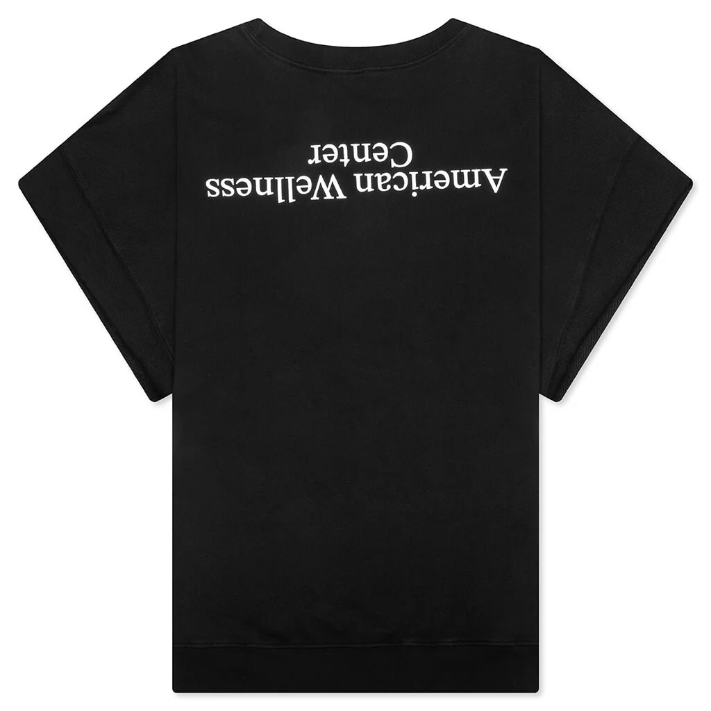 New Body Willy Muscle Tee - Washed Black - Image 2