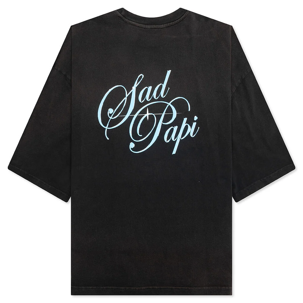 Sad Papi S/S Buffalo Tee - Black - Image 2