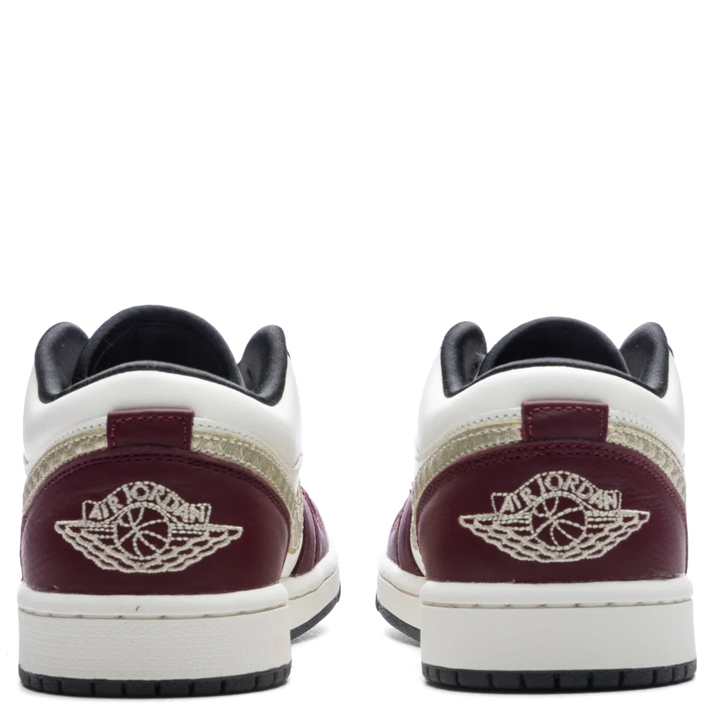Women's Air Jordan 1 Low 'Chinese New Year' - Sail/Metallic Gold Grain/Dark Team Red - Image 4