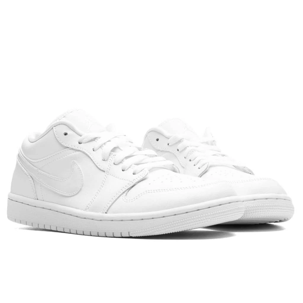 Women's Air Jordan 1 Low - Triple White - Image 2