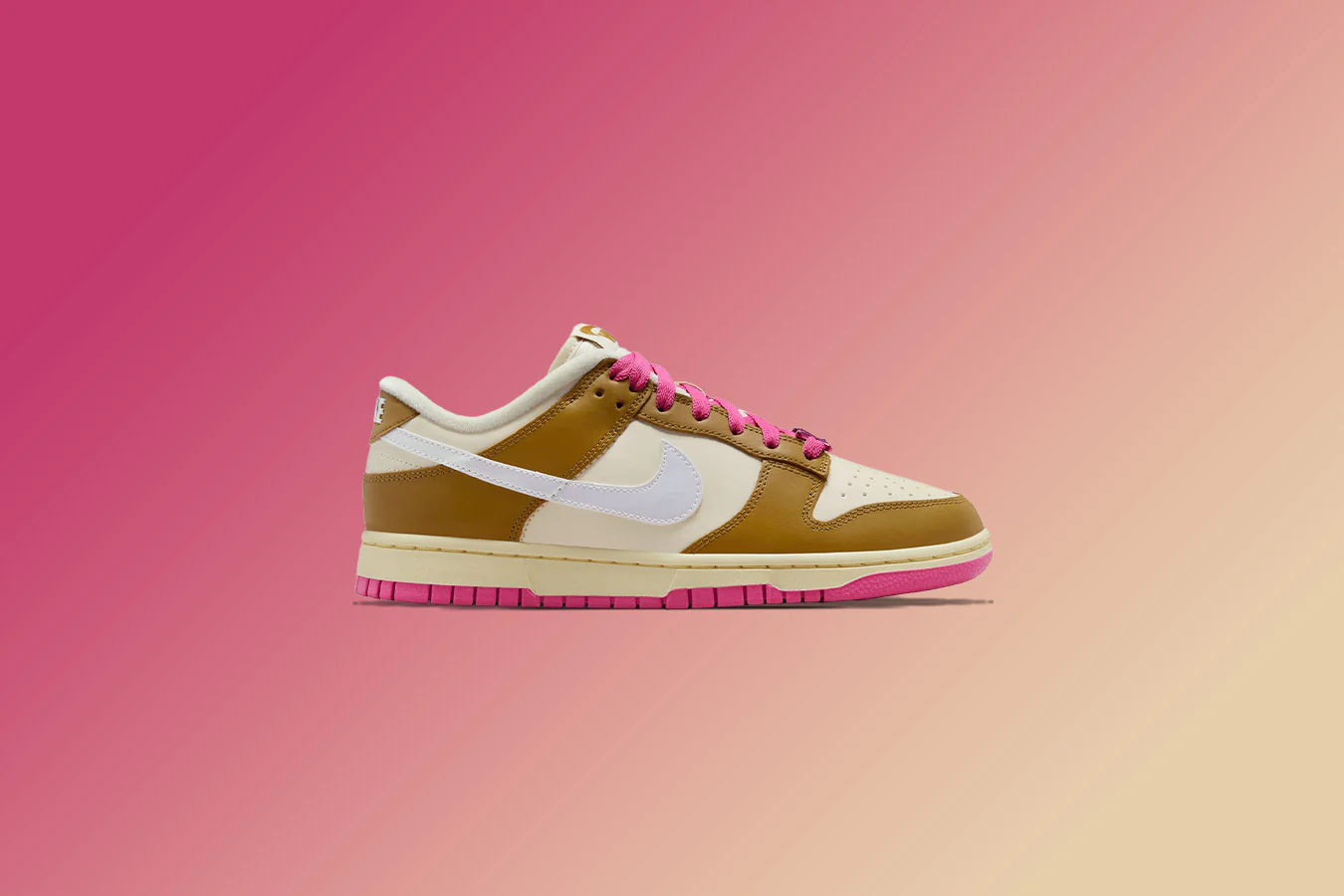 Women's Dunk Low SE - Bronzine/Coconut Milk/Playful Pink - Image 5