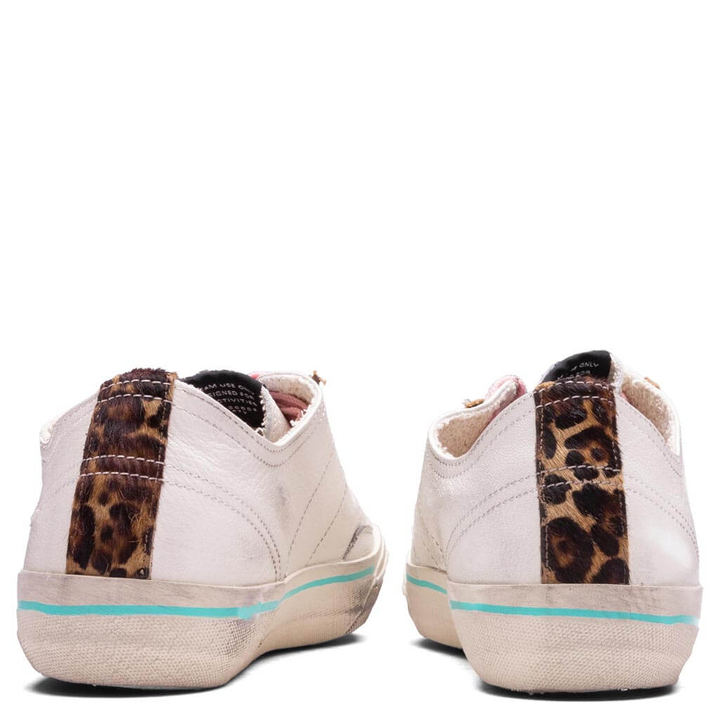 Women's V-Star - White/Silver/Beige Brown Leo - Image 4