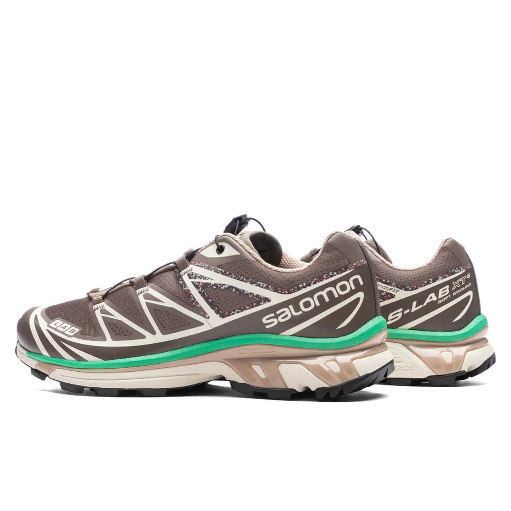 XT-6 Mindful - Falcon/Almond Milk/Bright Green - Image 3