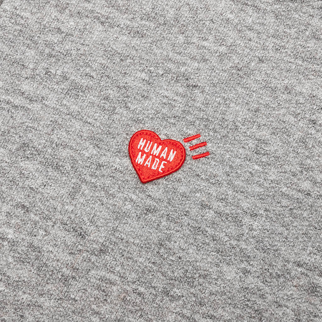 Zip-Up Hoodie - Gray - Image 3